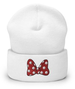 Polkadot Schleife Bestickte Warme Umgeschlagene Hut polkadot schleife bestickte warme umgeschlagene hut 8101