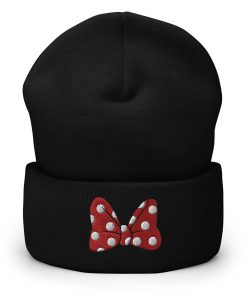 Polkadot Schleife Bestickte Warme Umgeschlagene Hut polkadot schleife bestickte warme umgeschlagene hut 8885