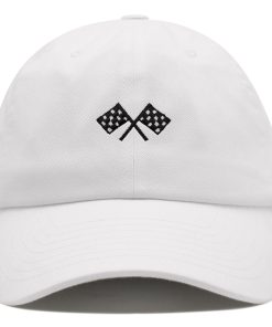 Rennflagge Premium Vaterhut Gestickte Baumwoll Baseballkappe für Rennfahrer rennflagge premium vaterhut gestickte baumwoll baseballkappe für rennfahrer 6213