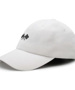 Rennflagge Premium Vaterhut Gestickte Baumwoll Baseballkappe für Rennfahrer rennflagge premium vaterhut gestickte baumwoll baseballkappe für rennfahrer 7268