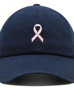 Rosa Schleife Premium Vaterhut Gestickte Baseballkappe für Brustkrebs Bewusstsein rosa schleife premium vaterhut gestickte baseballkappe für brustkrebs bewusstsein 1500