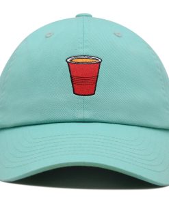 Rotes Bierglas Premium Vaterhut Gestickte Baseballkappe mit Ping Pong Design rotes bierglas premium vaterhut gestickte baseballkappe mit ping pong design 2738