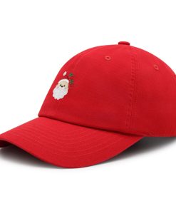 Santa Claus Gesicht Premium Vaterhut Gestickte Baseballkappe mit Weihnachts Design santa claus gesicht premium vaterhut gestickte baseballkappe mit weihnachts design 4868