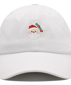 Santa Claus Gesicht Premium Vaterhut Gestickte Baseballkappe mit Weihnachts Design santa claus gesicht premium vaterhut gestickte baseballkappe mit weihnachts design 8356
