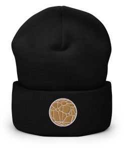 schatzplanet karte bestickte warme winter umgeschlagene hut 7315