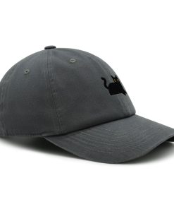 schwarze katze premium vaterhut gestickte baseballkappe mit schwarzer katze 6663