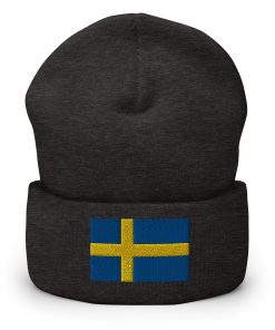 Schweden Flagge Bestickte Warme Winter Umgeschlagene Hut Schweden Geschenk schweden flagge bestickte warme winter umgeschlagene hut schweden geschenk 1551