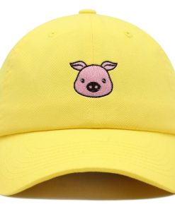 schwein premium vaterhut gestickte baseballkappe mit schweine design 8285