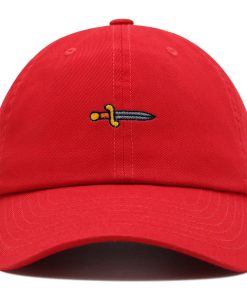 Schwert Premium Vaterhut Gestickte Baseballkappe mit Messer und Krieger Design schwert premium vaterhut gestickte baseballkappe mit messer und krieger design 2210