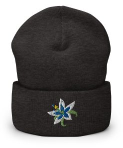 Silent Princess Blume Bestickte Warme Winter Umgeschlagene Hut silent princess blume bestickte warme winter umgeschlagene hut 1895