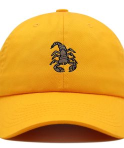 skorpion premium vaterhut gestickte baumwoll baseballkappe mit tattoo design 2263