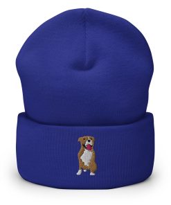 smoking pitbull bestickte warme beanie pitbull mutter geschenk 5781