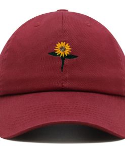 Sonnenblume Premium Vaterhut Gestickte Baseballkappe mit Blumenmuster sonnenblume premium vaterhut gestickte baseballkappe mit blumenmuster 6344