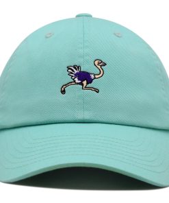 Strauß Premium Vaterhut Gestickte Baseballkappe mit Afrika Zoo Motiv strauß premium vaterhut gestickte baseballkappe mit afrika zoo motiv 2716