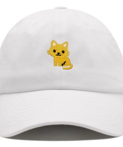 Süße Katze Premium Vaterhut Gestickte Baseballkappe mit süßer Katze süße katze premium vaterhut gestickte baseballkappe mit süßer katze 5614