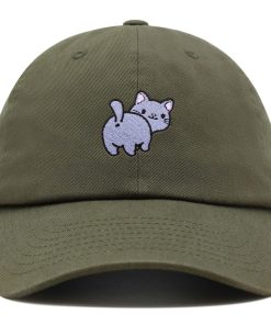 Süßer Katzenpopo Premium Vaterhut Gestickte Baumwoll Baseballkappe süßer katzenpopo premium vaterhut gestickte baumwoll baseballkappe 6509