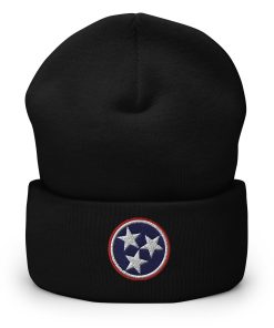 Tennessee Staatsflagge Stern Bestickte Warme Winter Umgeschlagene Hut tennessee staatsflagge stern bestickte warme winter umgeschlagene hut 2233