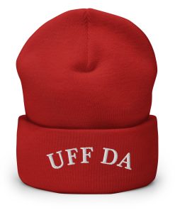 Uff Da Bestickte Warme Umgeschlagene Hut Norwegischer Ausdruck Hut uff da bestickte warme umgeschlagene hut norwegischer ausdruck hut 3447