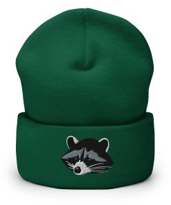 Waschbär Bestickte Warme Winter Umgeschlagene Hut Lustige Hut waschbär bestickte warme winter umgeschlagene hut lustige hut 4190