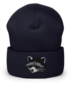 Waschbär Bestickte Warme Winter Umgeschlagene Hut Lustige Hut waschbär bestickte warme winter umgeschlagene hut lustige hut 5580