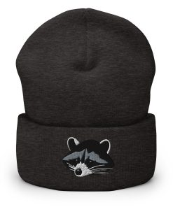 Waschbär Bestickte Warme Winter Umgeschlagene Hut Lustige Hut waschbär bestickte warme winter umgeschlagene hut lustige hut 6046