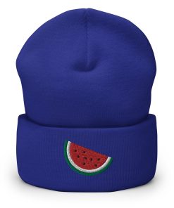 Wassermelone Bestickte Warme Umgeschlagene Hut Obst Hut wassermelone bestickte warme umgeschlagene hut obst hut 3323