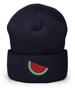 Wassermelone Bestickte Warme Umgeschlagene Hut Obst Hut wassermelone bestickte warme umgeschlagene hut obst hut 3449