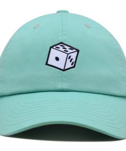 Würfel Premium Vaterhut Gestickte Baseballkappe für Brettspiel Fans würfel premium vaterhut gestickte baseballkappe für brettspiel fans 6262