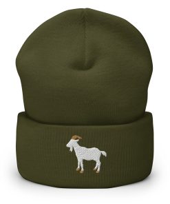 ziege bestickte warme winter umgeschlagene hut 6217