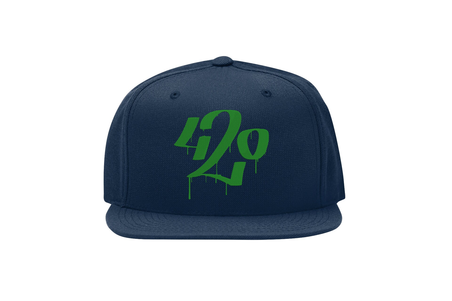 420 dripping graffiti snapback cap – weed, flat bill cap 2917
