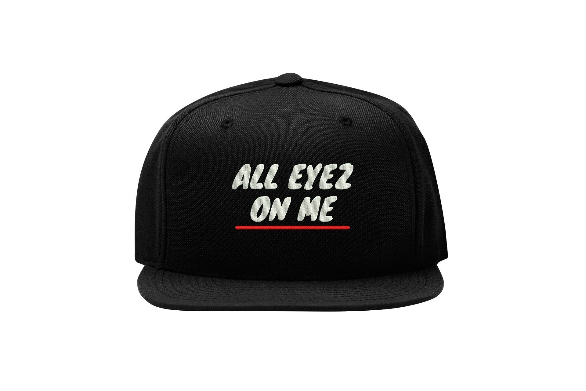 All Eyez On Me Snapback Cap – Klassischer Hip Hop Rap Song, Flat Bill Cap all eyez on me snapback cap – klassischer hip hop rap song, flat bill cap 5851