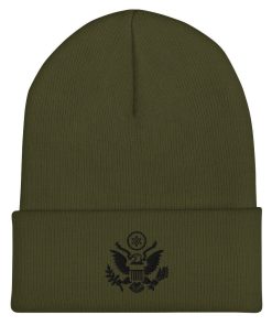 Amerikanischer Adler The Great Seal Bestickte Cuffed Beanie amerikanischer adler the great seal bestickte cuffed beanie 5449
