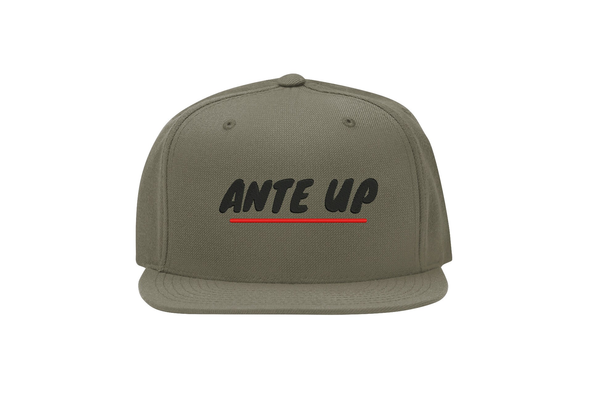 ante up snapback cap – old school rap hip hop song, flat bill cap 5478