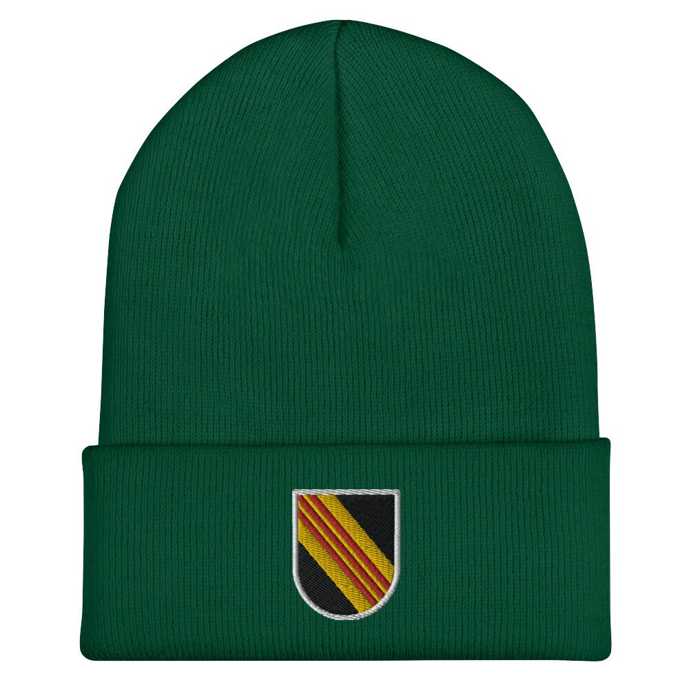 Armee 5. Special Forces Group Flash Bestickte Cuffed Beanie armee 5. special forces group flash bestickte cuffed beanie 4199