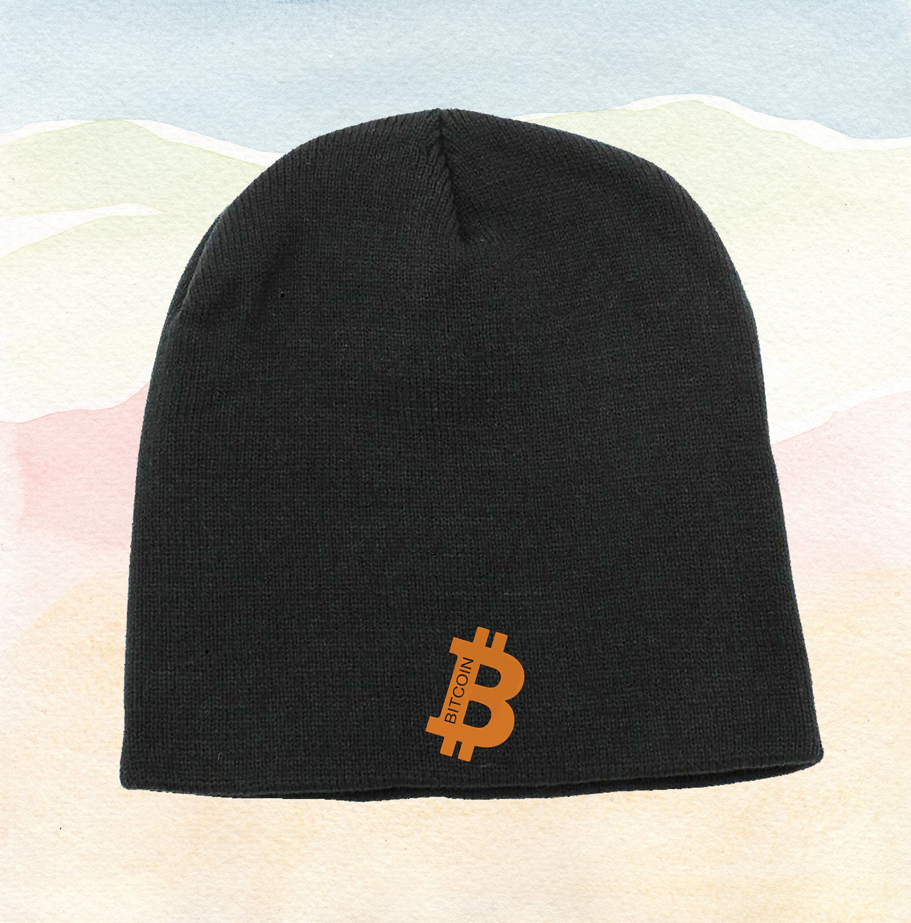 Bitcoin Logo Beanie Für Krypto Liebhaber bitcoin logo beanie für krypto liebhaber 8633