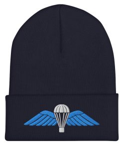 Britische Fallschirmjägerflügel Bestickte Cuffed Beanie britische fallschirmjägerflügel bestickte cuffed beanie 6449