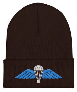 Britische Fallschirmjägerflügel Bestickte Cuffed Beanie britische fallschirmjägerflügel bestickte cuffed beanie 6760
