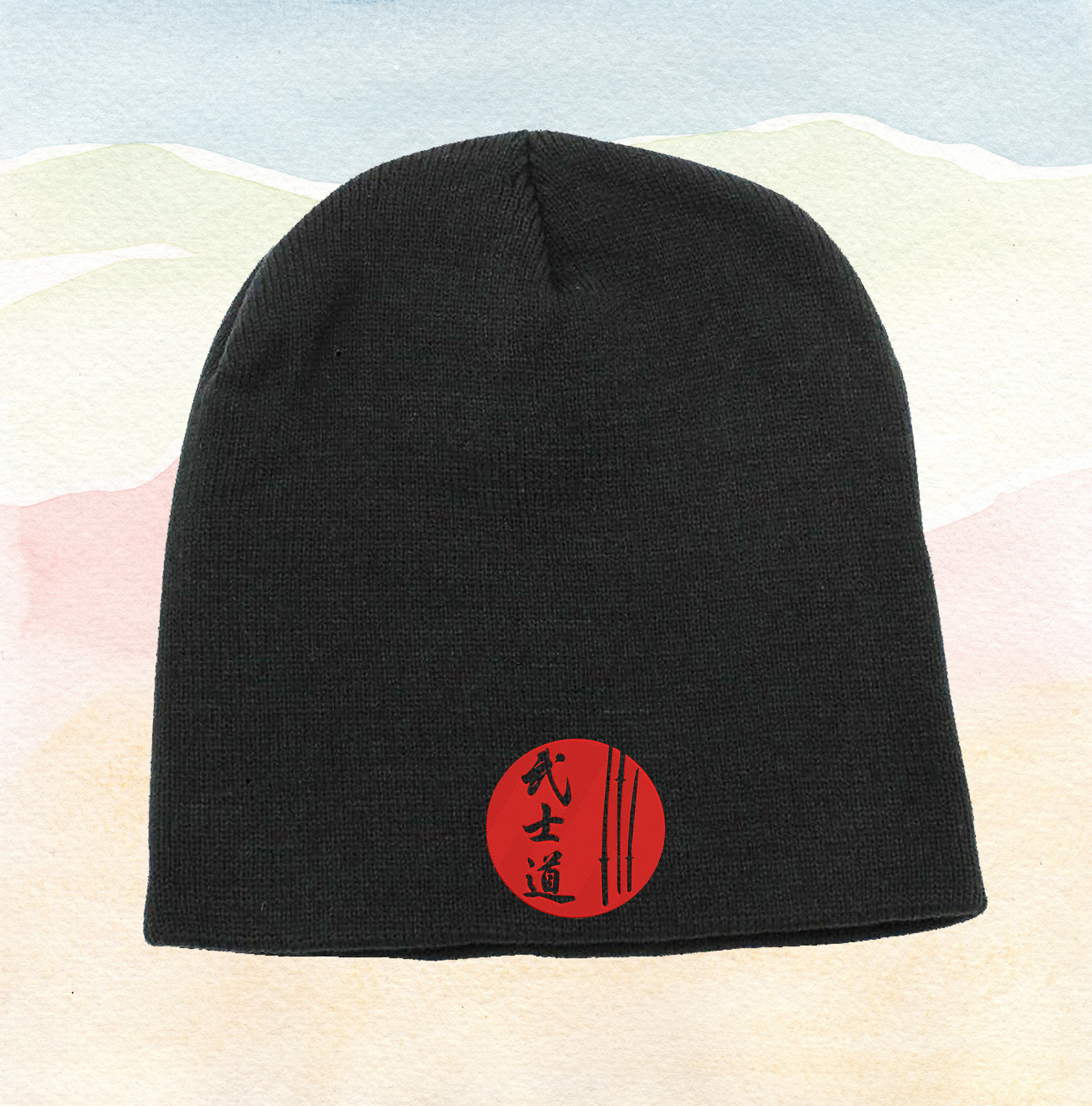 bushido the way of the sword beanie komfortabel und warm für herbst und winter 7485