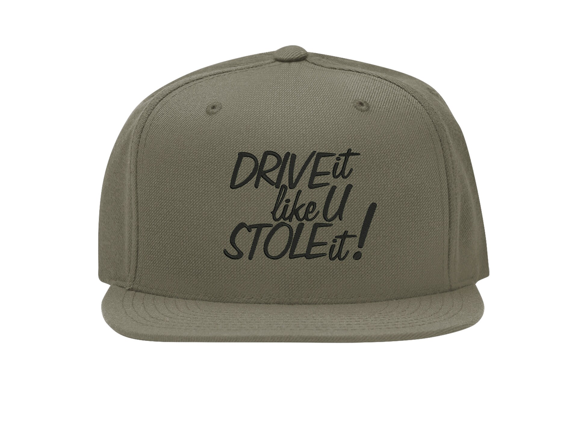 Drive It Like You Stole It Snapback Cap – JDM Car Racing Slogan, Flat Bill Cap drive it like you stole it snapback cap – jdm car racing slogan, flat bill cap 2347