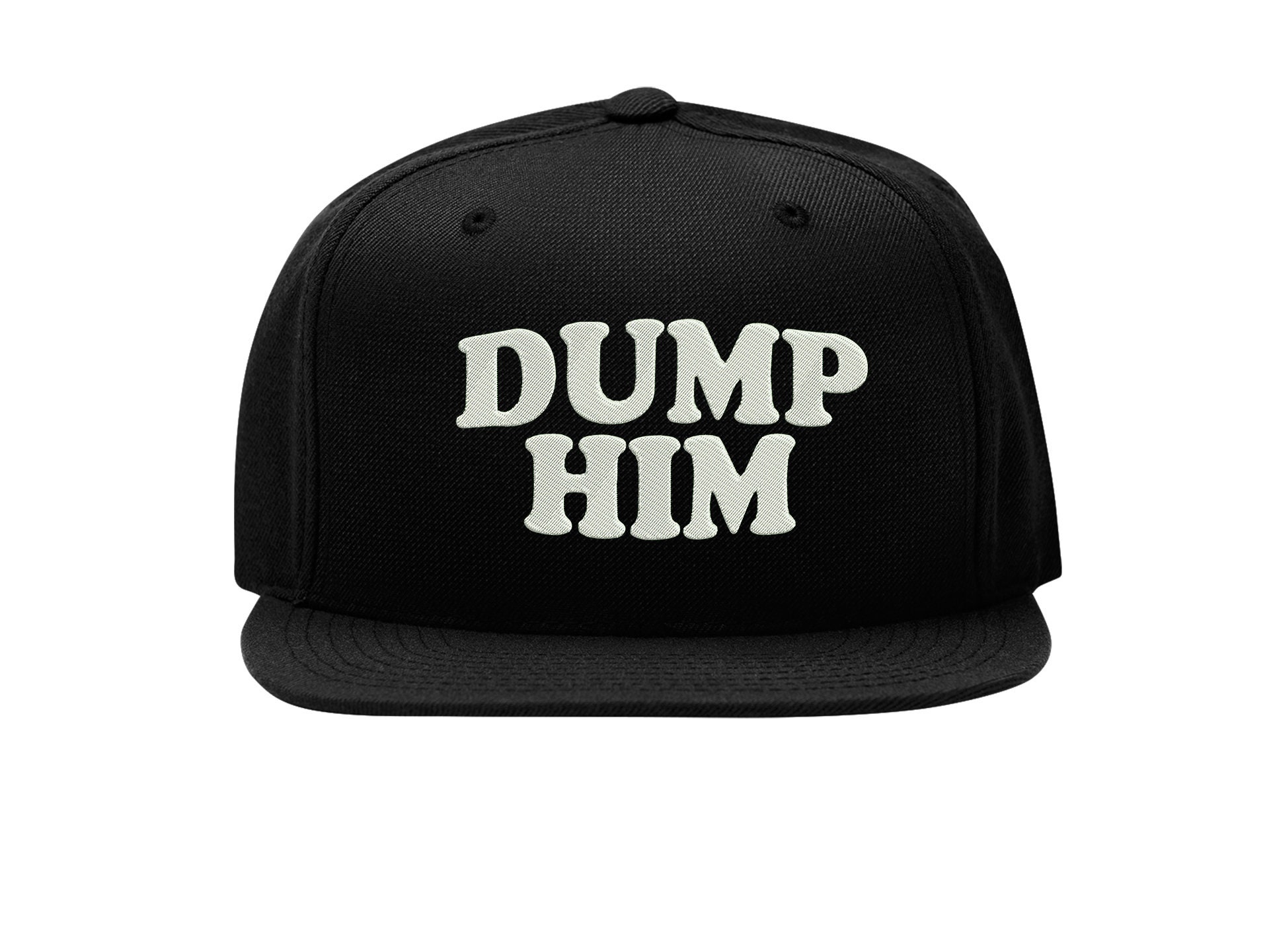 Dump Him Snapback Cap – Lustig, Flat Bill Cap dump him snapback cap – lustig, flat bill cap 8222