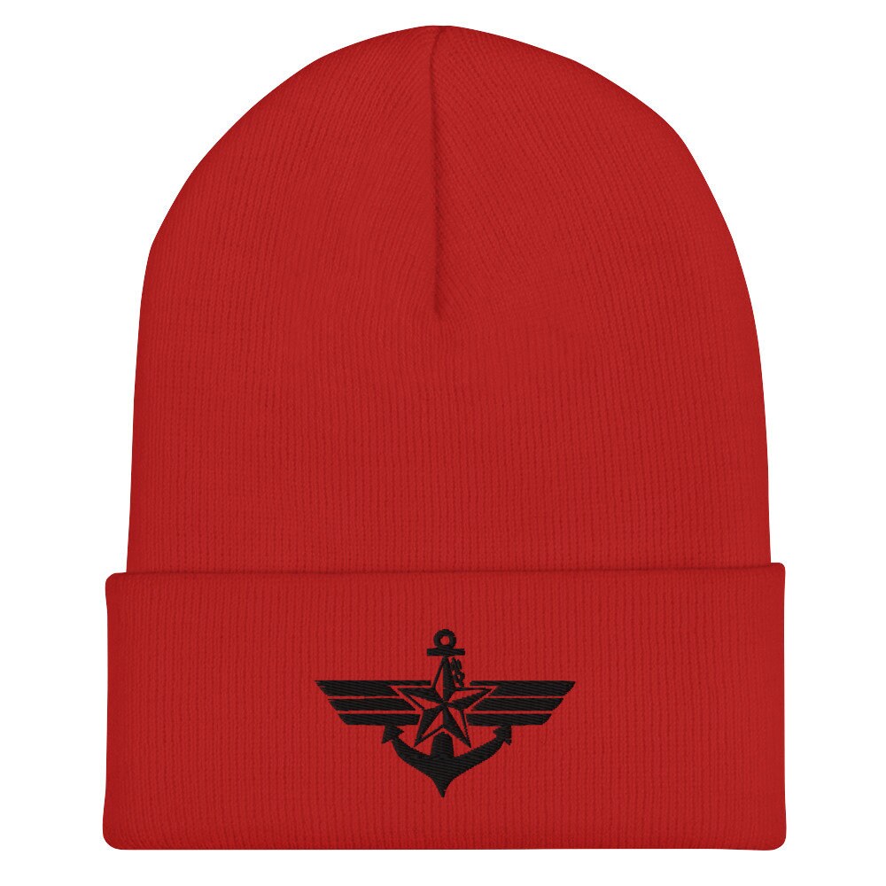 Emblem der Streitkräfte der Republik Korea Bestickte Cuffed Beanie emblem der streitkräfte der republik korea bestickte cuffed beanie 1340