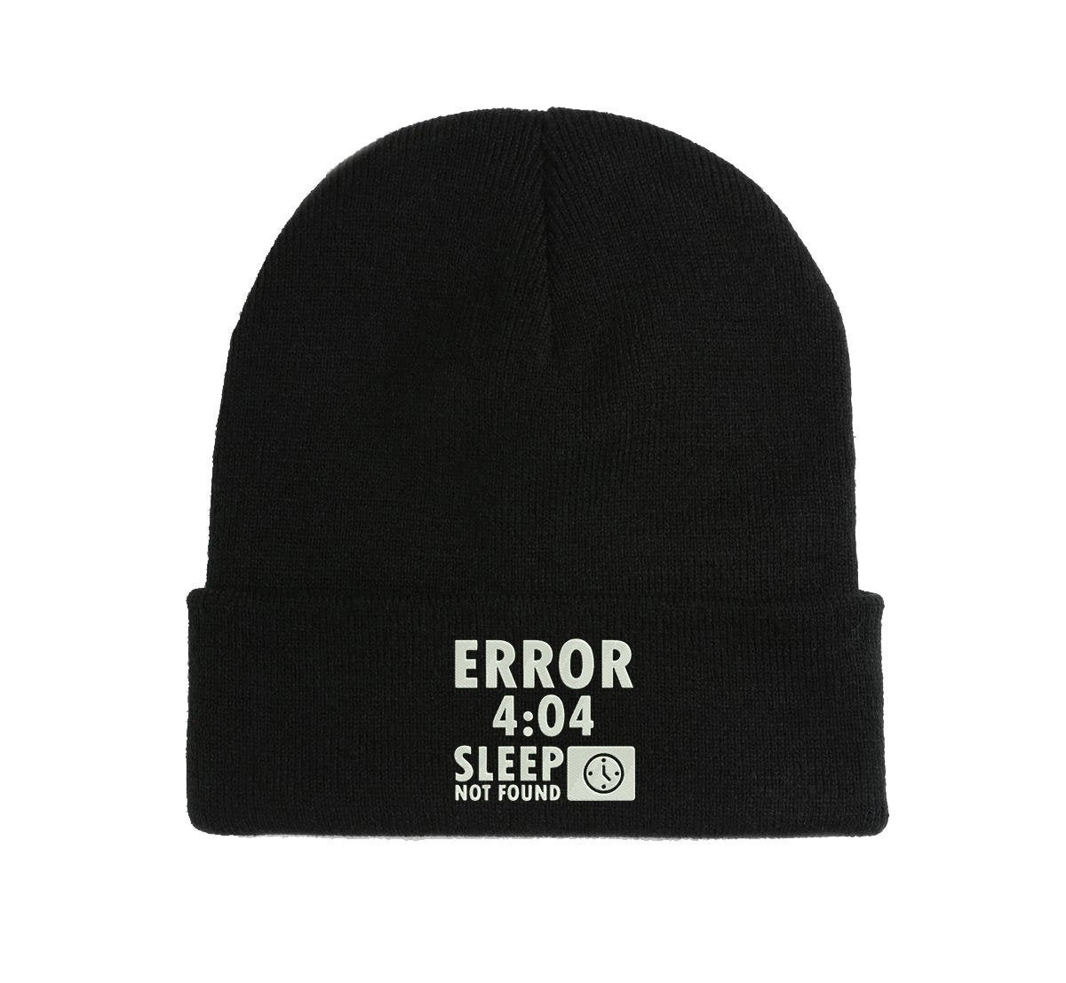 Error 404 Sleep Not Found Beanie Lustig und Bequem error 404 sleep not found beanie lustig und bequem 5419