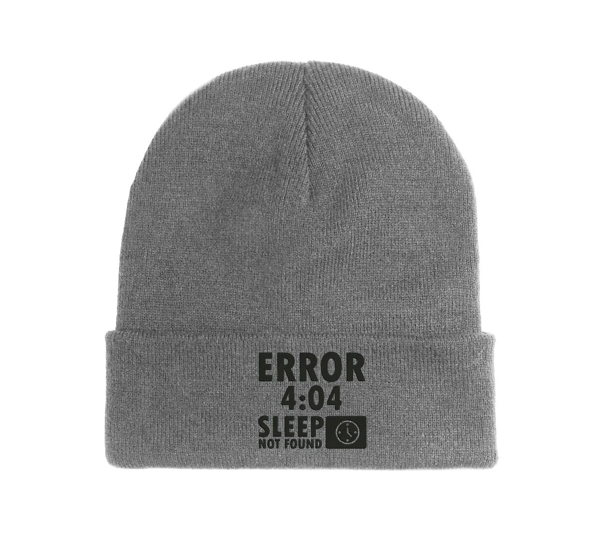 Error 404 Sleep Not Found Beanie Lustig und Bequem error 404 sleep not found beanie lustig und bequem 5676