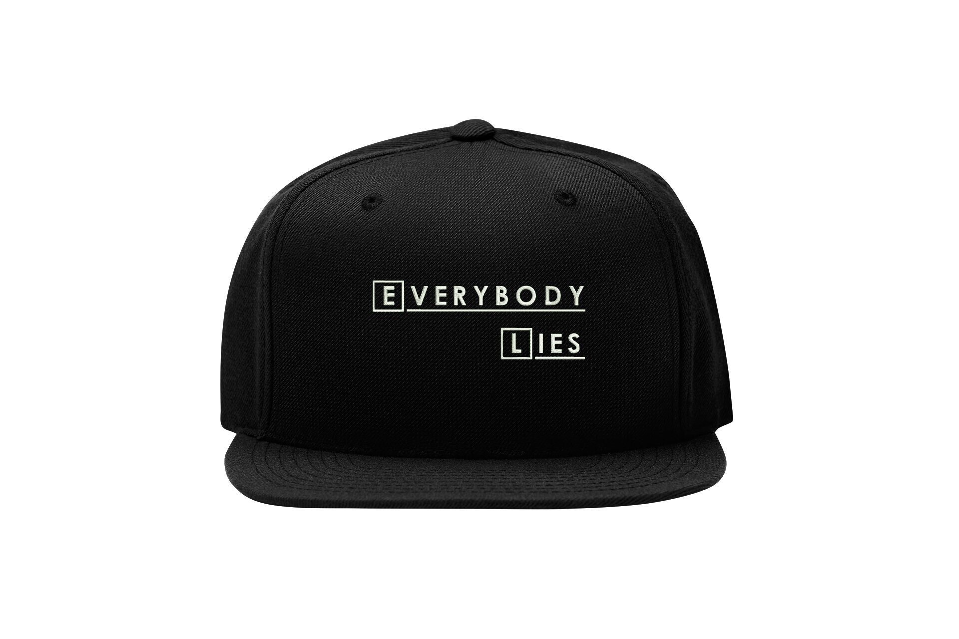 Everybody Lies Snapback Cap – Lustiger Film-Slogan, Flat Bill Cap everybody lies snapback cap – lustiger film slogan, flat bill cap 4465