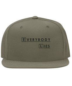 Everybody Lies Snapback Cap – Lustiger Film-Slogan, Flat Bill Cap everybody lies snapback cap – lustiger film slogan, flat bill cap 8203
