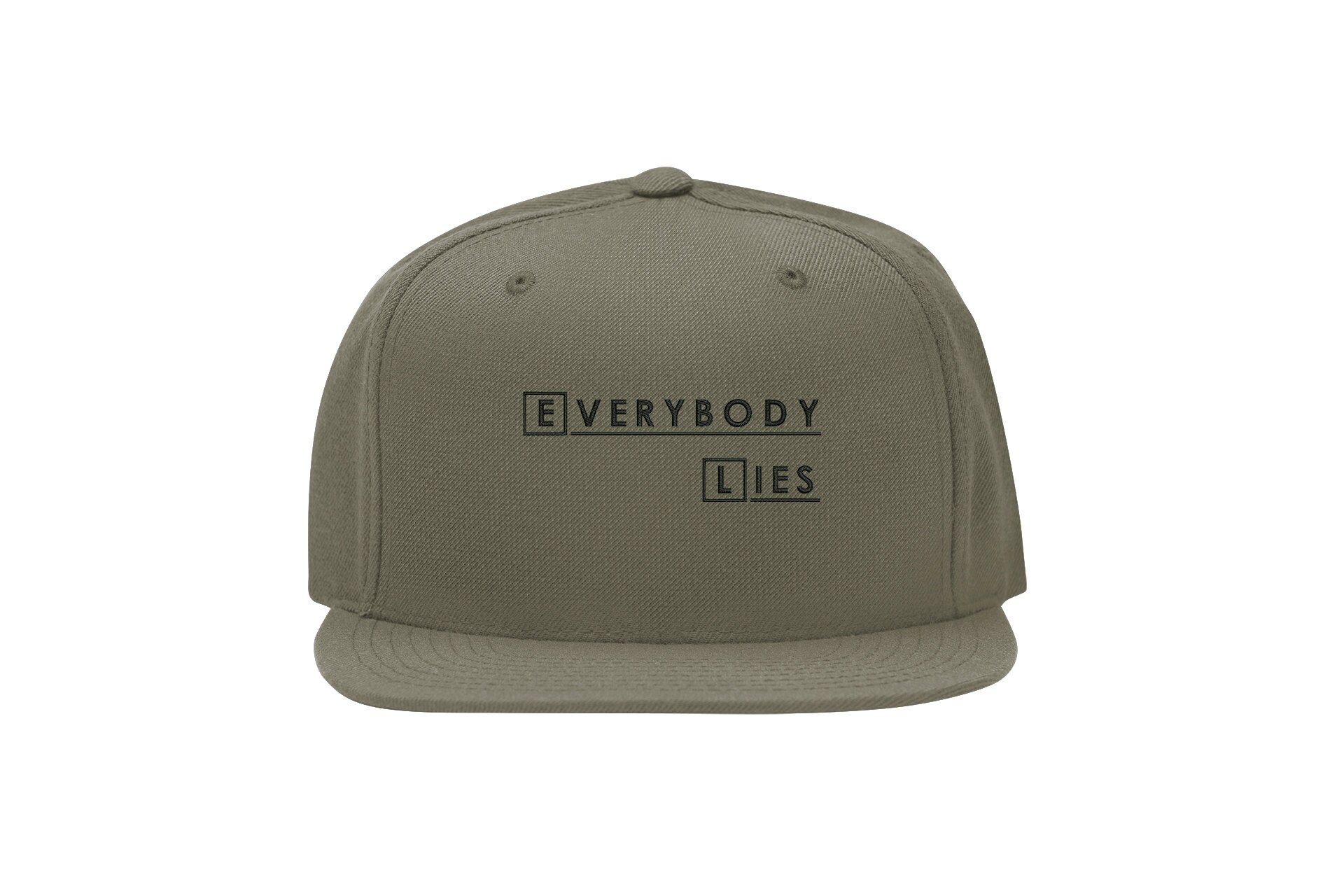 Everybody Lies Snapback Cap – Lustiger Film-Slogan, Flat Bill Cap everybody lies snapback cap – lustiger film slogan, flat bill cap 8203