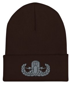 Explosivordnungsentschärfung EOD Abzeichen Bestickte Cuffed Beanie explosivordnungsentschärfung eod abzeichen bestickte cuffed beanie 5288