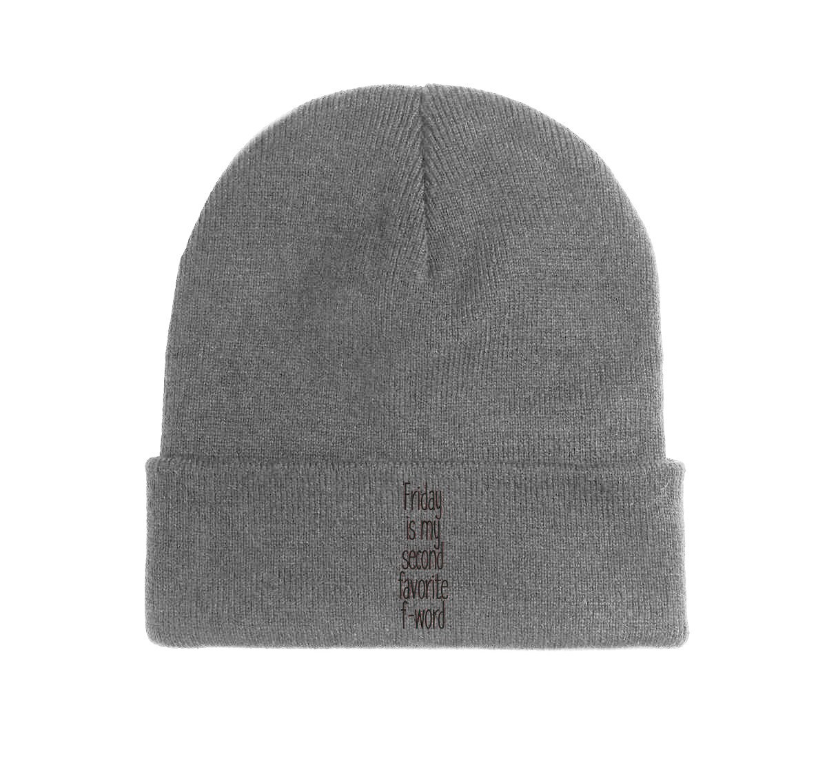 Friday Is My Second Favorite F Word Beanie Lustig und Komfortabel für Herbst und Winter friday is my second favorite f word beanie lustig und komfortabel für herbst und winter 2187