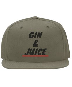 Gin And Juice Snapback Cap – Old School Classic Hip Hop Rap, Flat Bill Cap gin and juice snapback cap – old school classic hip hop rap, flat bill cap 1647