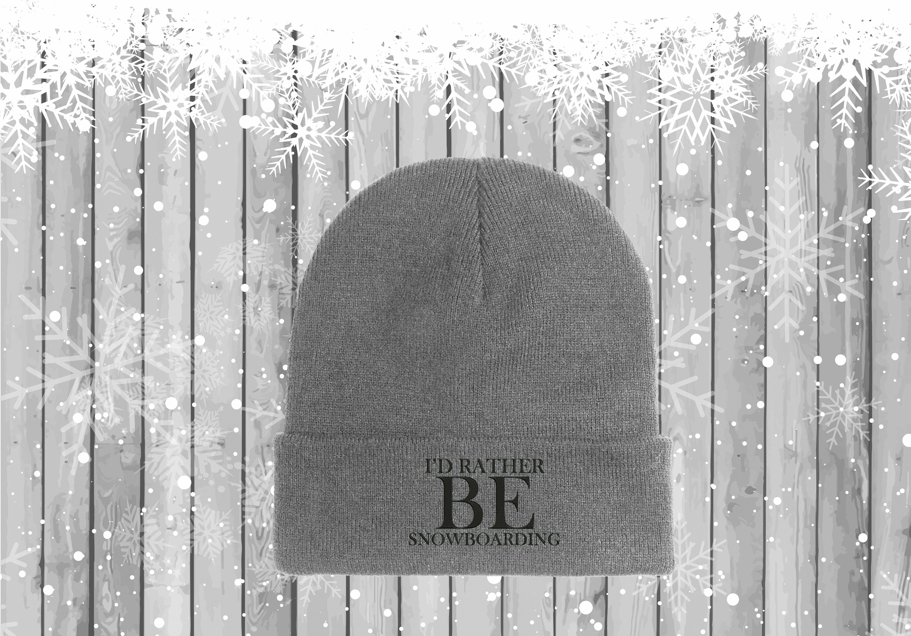 i'd rather be snowboarding beanie warm und komfortabel für herbst và winter 1739